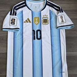 ARGENTINA MESSI WORLD CUP SOCCER JERSEY