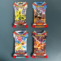 Obsidian Flames Sleeved Booster Pokemon 