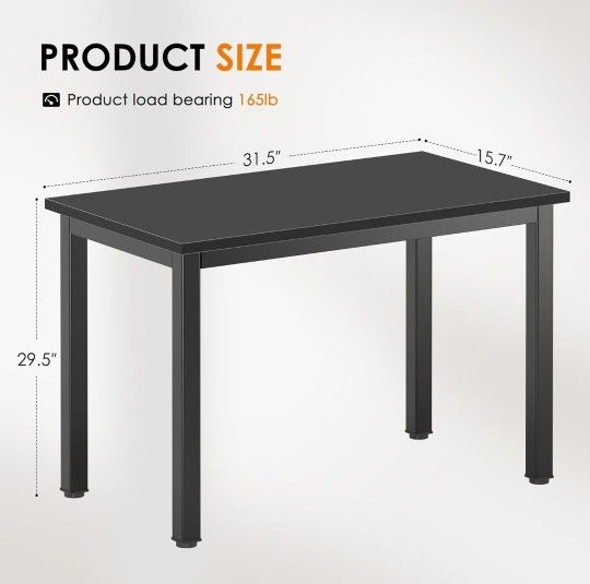 New Compact Desk - Black (Open Box)