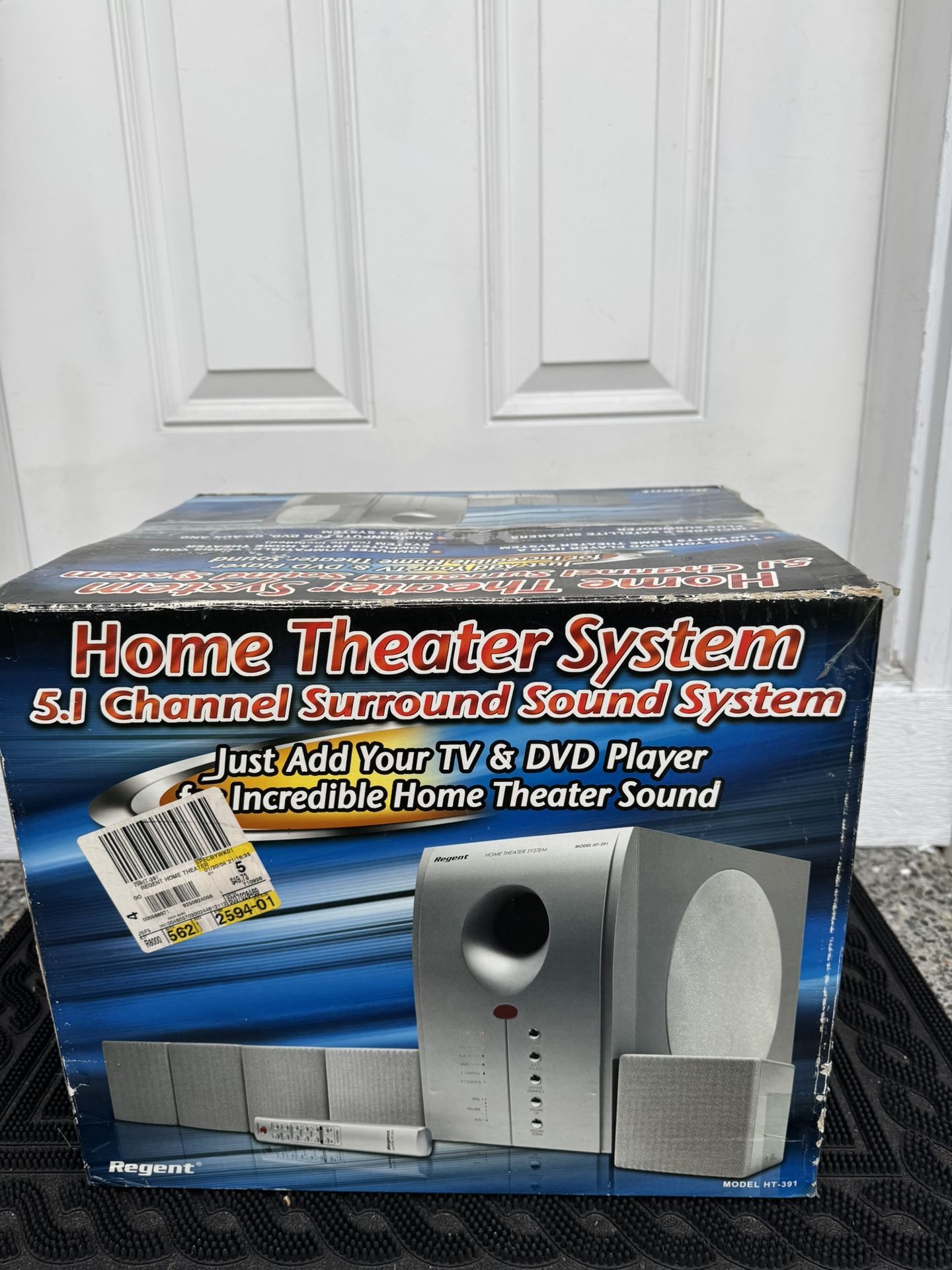 Home Theater System S.l Channel Surround Sound System Just Add Your TV & DVD Player Incredible Home Theater Sound