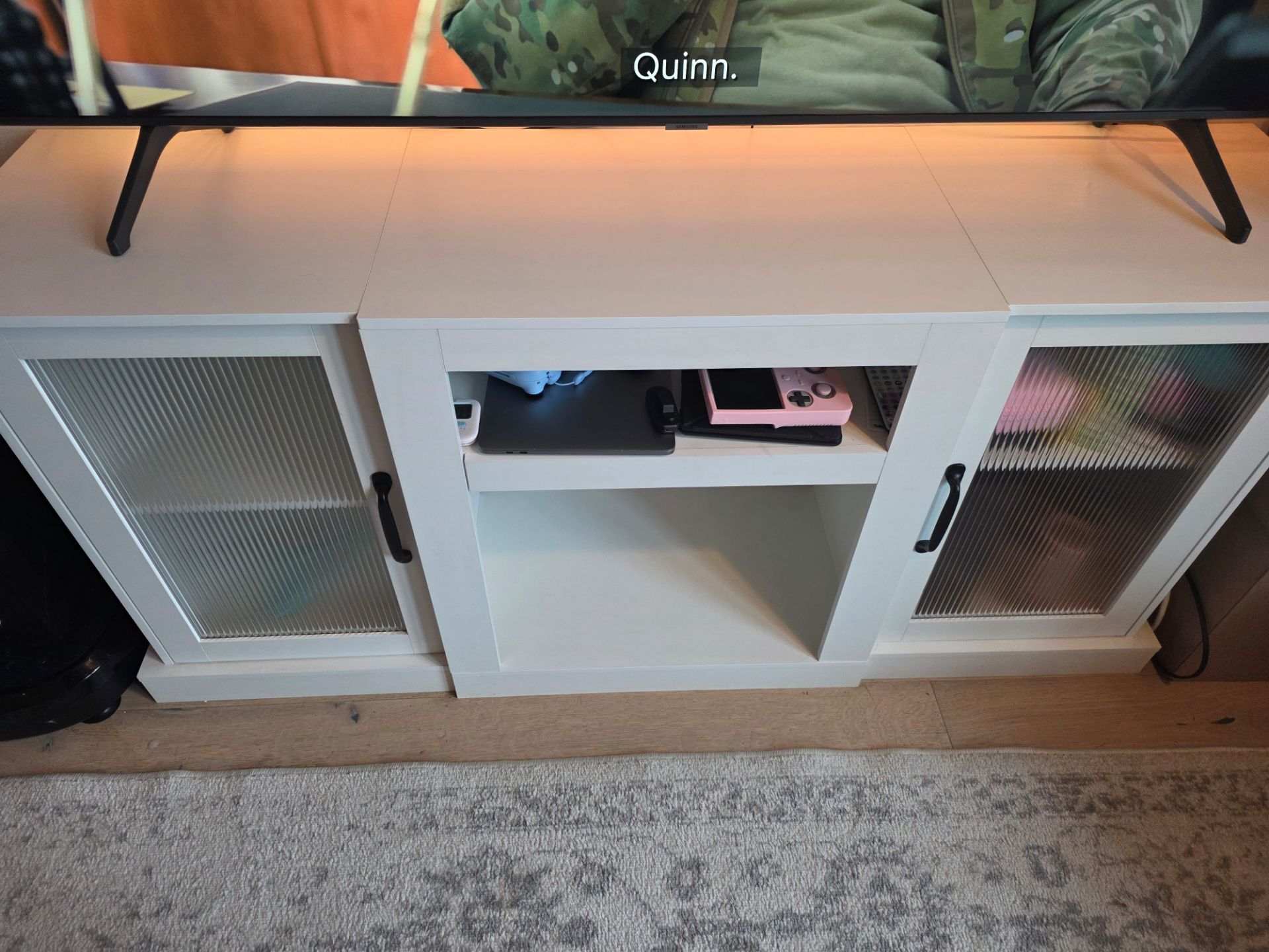 Farmhouse TV Stand for 65 Inch TV