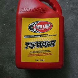 1 Gallon Red Line 75W85 Synthetic Differential Gear Oil