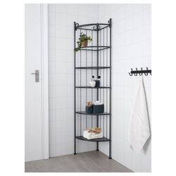 IKEA Corner Shelf Glass And Metal