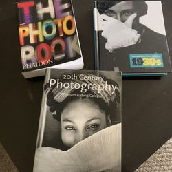 3 Photography Books (thick Books)