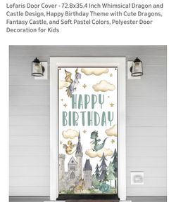 Dragon party decor