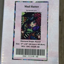 Diamond Art Club DAC Mad Hatter By Hannah Lynn Diamond Painting NEW RETIRED