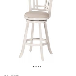 New Swivel Wood Upholstered Stool