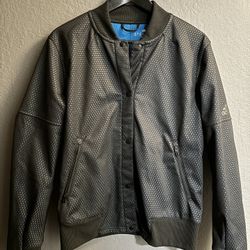 Adidas Climastorm Bomber Track Jacket sweat shirt Superstar Top Womens sz M