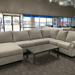 New Tan Beige Sectional Couch 