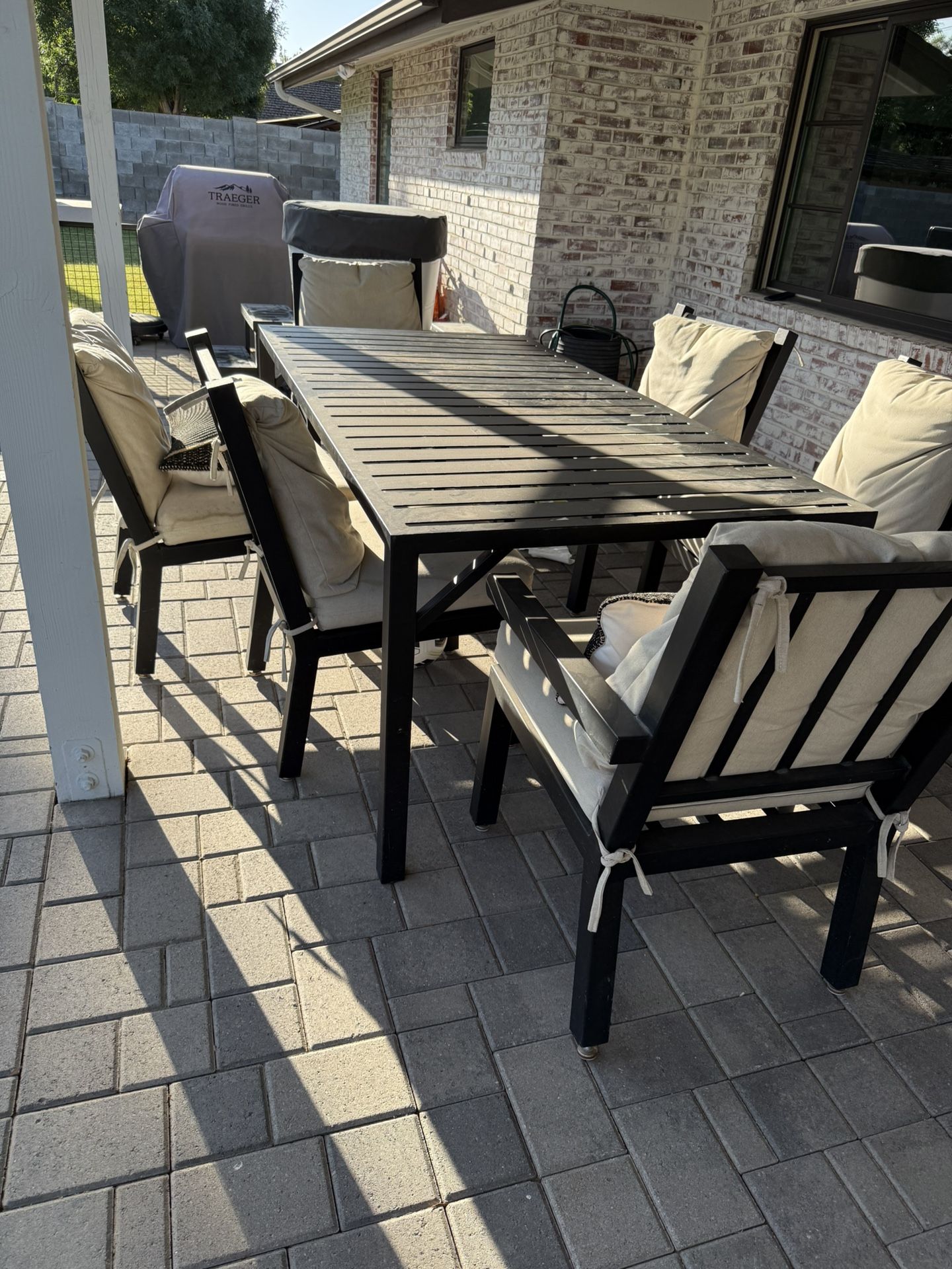 Iron Table And Chairs