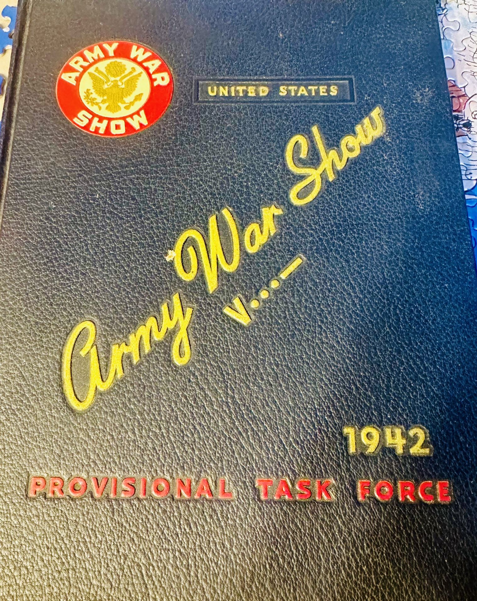 1942 Army War Show Provisional Task Force Book A1503