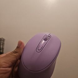 Lavender Wireless Mouse 
