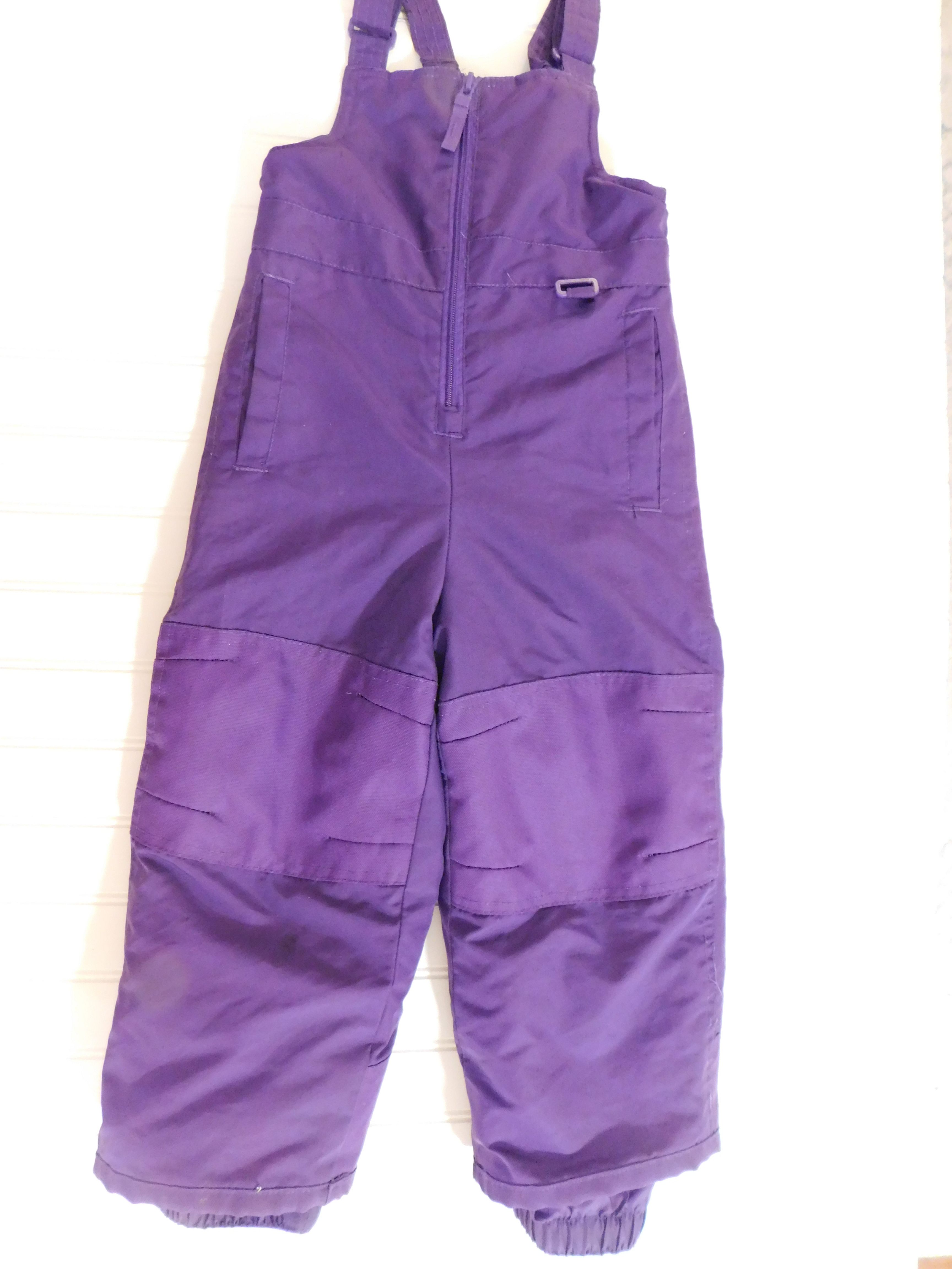 Circo girls 3T girls purple bibs snow overalls