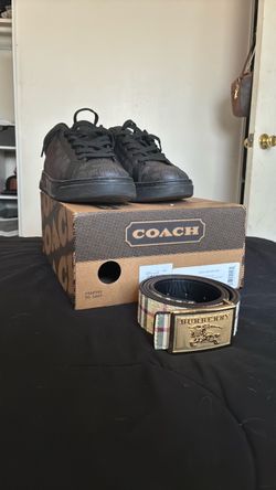 Coach shoes Size 7.5 with free belt