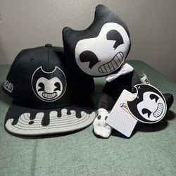 Bendy and the Ink Machine Bundle - Plush & Snapback Hat Duo