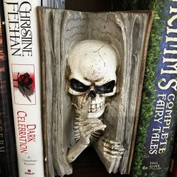 Spooky Nights LED 3D Skeleton Book 7.5”