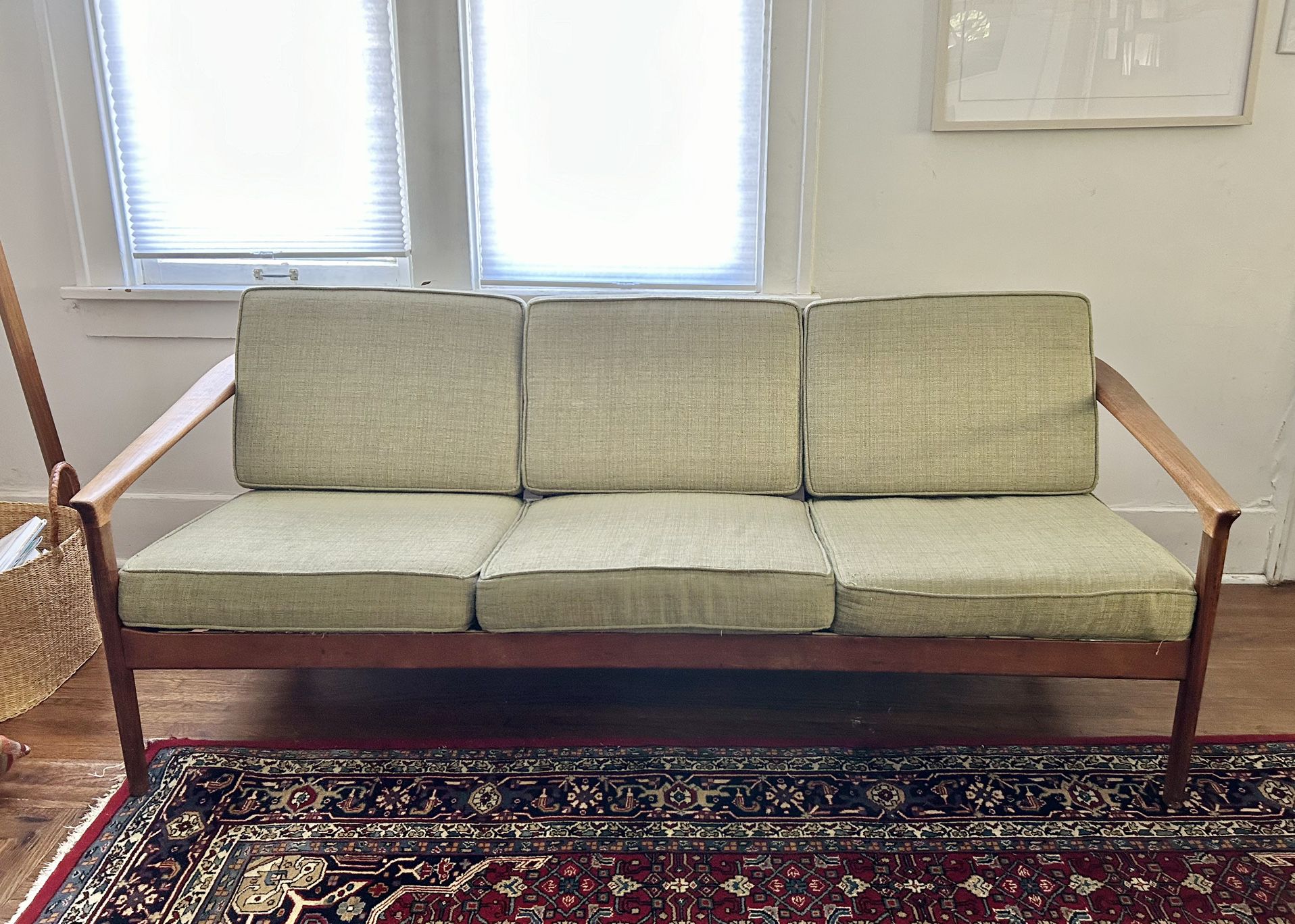Vintage Mid-Century Modern Teak Sofa PENDING