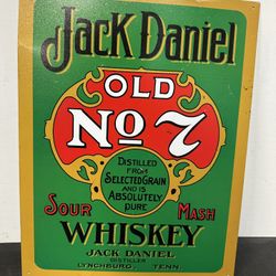 Vintage Jack Daniel's Tin Sign 16*12,5 #F8