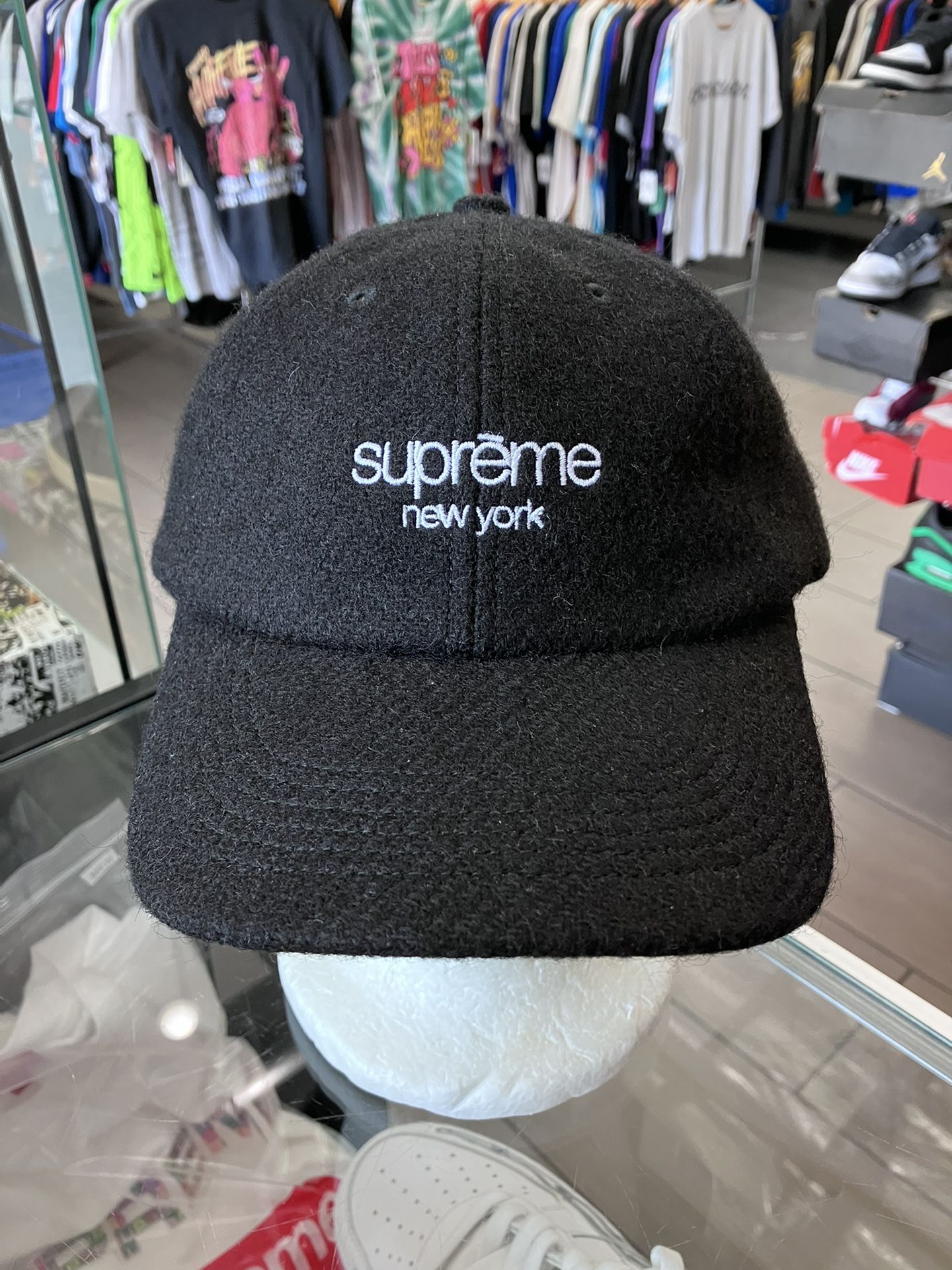 New Supreme Harris Tweed 6 Panel Baseball Hat Cap