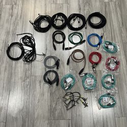 Various Cables Instrument Microphone