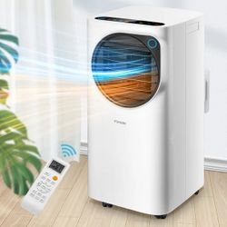 12000 BTU Portable Air Conditioner for Room and Heater up to 450 Sq.Ft, 4 IN 1 All Season AC Portable Air Conditioner with Remote Control a
