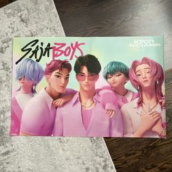 K-Pop Demon Hunters Saja Boys Wall Poster 34x22”