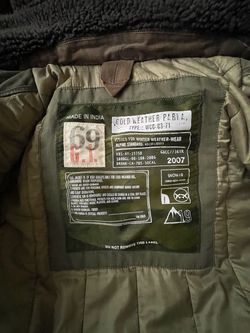 G.I. Cold Weather Parka Olive Green Jacket