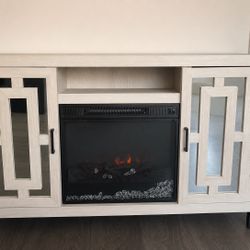 Fireplace Tv Stand Used 