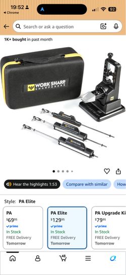 Work Sharp PA Elite Knife Sharpener Kit