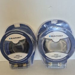 BLAUPUNKT 2 SET 0 GAUGE CCA 5000W CAR AMPLIFIER INSTALL KIT