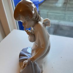 Angel And Child Lladro Figurine