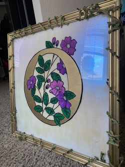 Hand Painted Letter “O” Wall Art/ Wedding Decor 