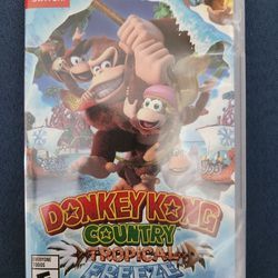 Donkey Kong Country Tropical Freeze Game For Nintendo Switch (Brand New)