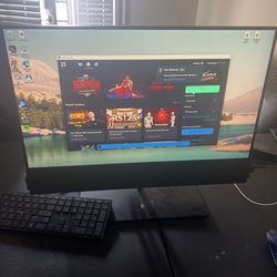 HP Pavilion 24” All-in-One Desktop – i5, 12GB RAM, Windows 11 – Fast & Clean