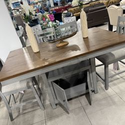 7pc Counter Height Set 🔥 Take It Home With Only $50 Down 