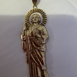 10k Gold San Judas 23 Grams 