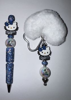 Dodgers Hello Kitty Gift Pen & Purse Charm Set/Ohtani/Yamamoto/Sasaki Fans