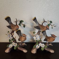 HOME INTERIOR PAR DE PAJAROS. $150.00 CADA 1 NO MENOS