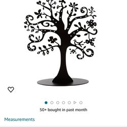 Brand New SoCal Buttercup Decorative Jewelry Tree Organizer Earrings Necklace Display Stand Holder