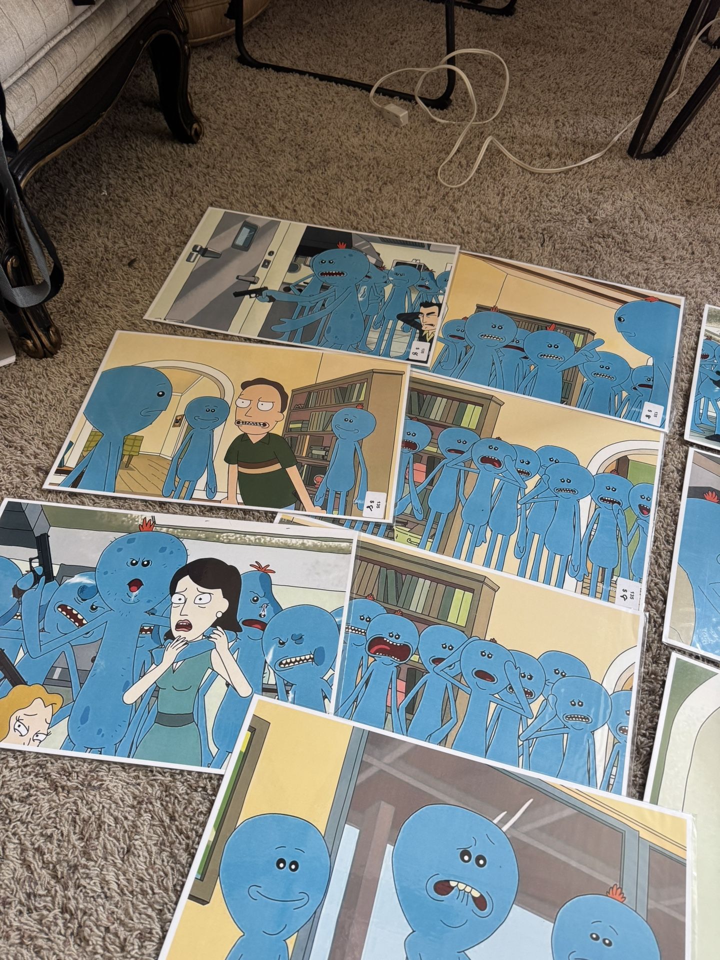 Posters From Movies, Old Bands, And Characters