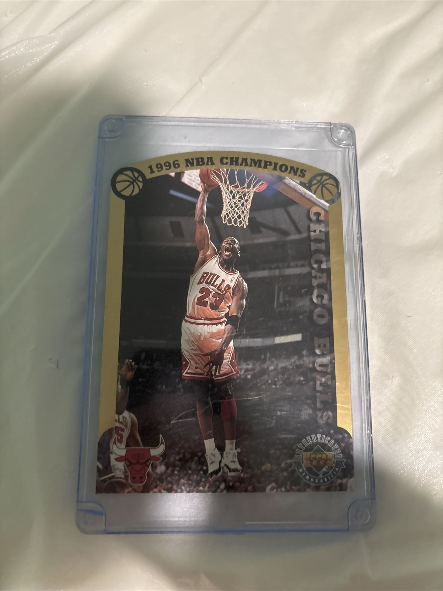 1996 Nba Champs Chicago Bulls Card Only 20k In The World