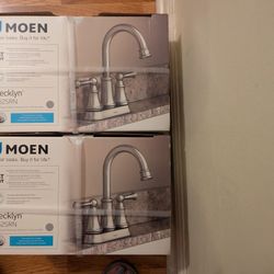 Moen Bathroom Faucet - Set of Two