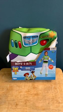 HALLOWEEN DISNEY TOY STORY BUZZ LIGHTYEAR KIDS SIZE SMALL 6-7 COSTUME