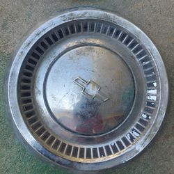 Chevy Dog Dish Center Hub Caps ONLY 2 AVAILABLE ORIGINAL USED SEE PICTURES