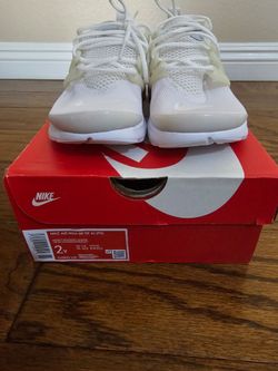 Nike Air Presto White Sneakers Size 1Y