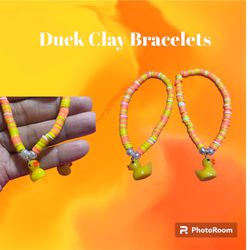 Duck clay Bracelets 