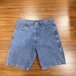 Wrangler Carpenter Denim Jean Shorts Med Wash Mens 32