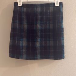 Plaid Winter Mini Skirt (from Korea)