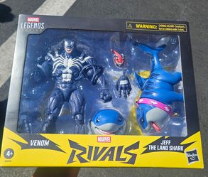 Marvel Rivals Venom and Jeff the Land Shark Hasbro Marvel Legends Series