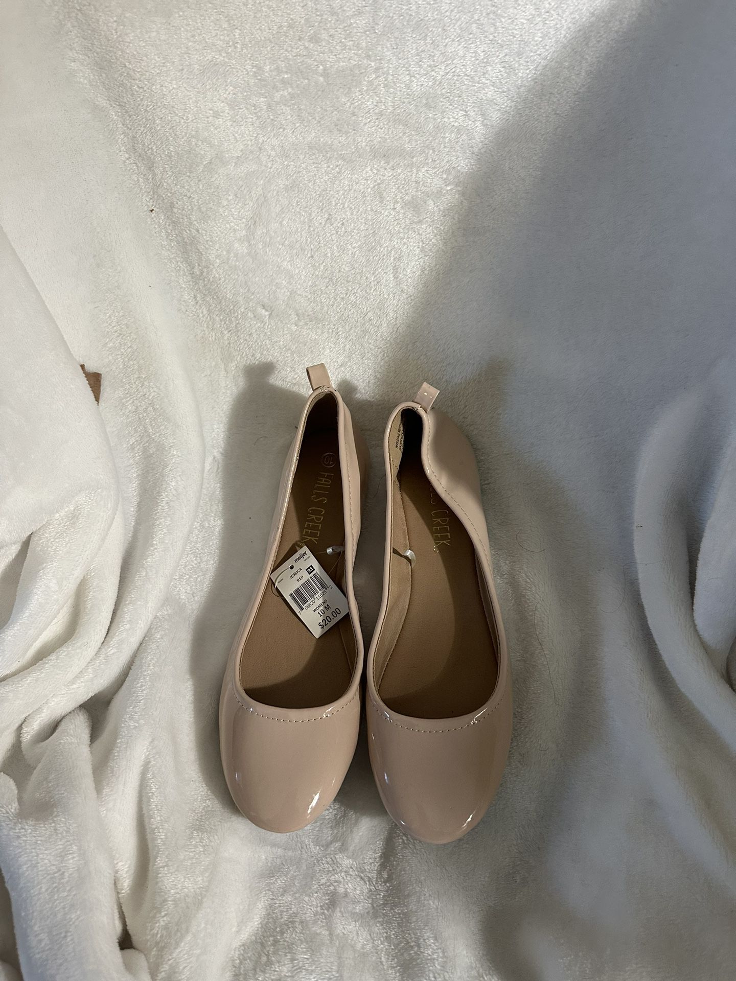 New With Tag Size 10 Ballet Flats Pinkish Great Condition Round Toe  Comfortable 